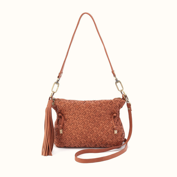 Kori Crossbody Shoulder In Washed Leather - Harvest Wheat