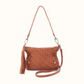 Kori Crossbody Shoulder In Washed Leather - Harvest Wheat