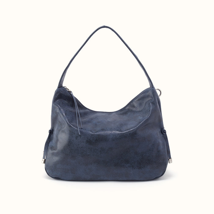 Kori Hobo in Buffed Leather - Indigo Sky- FOL