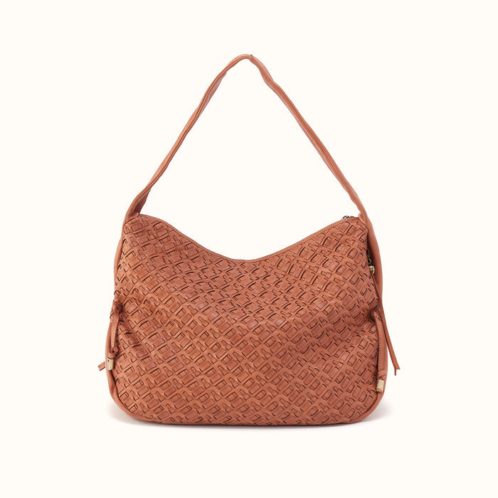 Kori Hobo In Washed Leather - Harvest Wheat