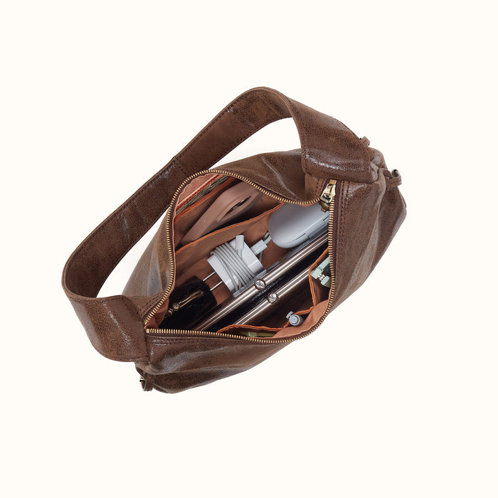 Kori Hobo Shoulder In Buffed Leather