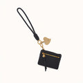 Lasso Phone Wristlet In Pebbled Leather - Black
