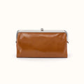 Lauren Clutch-Wallet In Polished Leather - Truffle