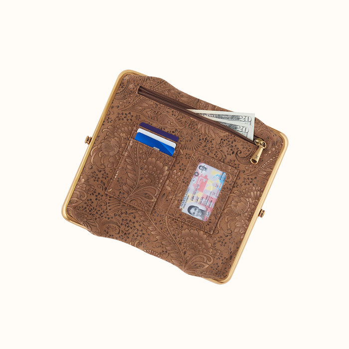 Lauren Clutch-Wallet In Printed Leather