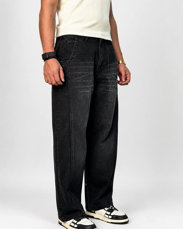Level Up Pannel Super Baggy Jeans