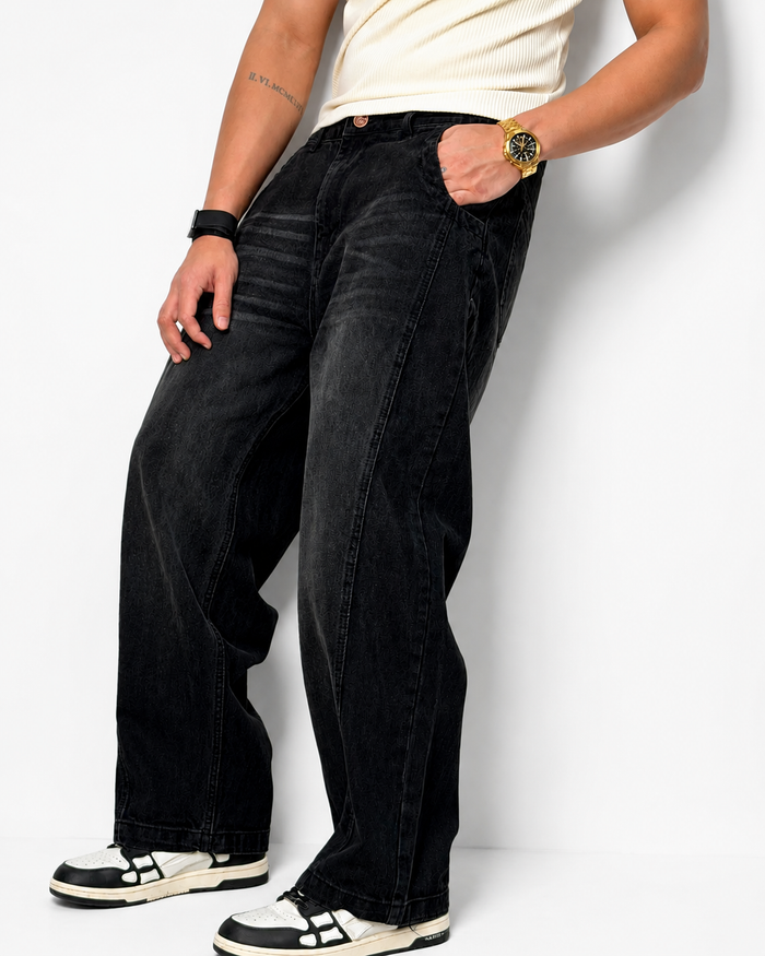 Level Up Pannel Super Baggy Jeans