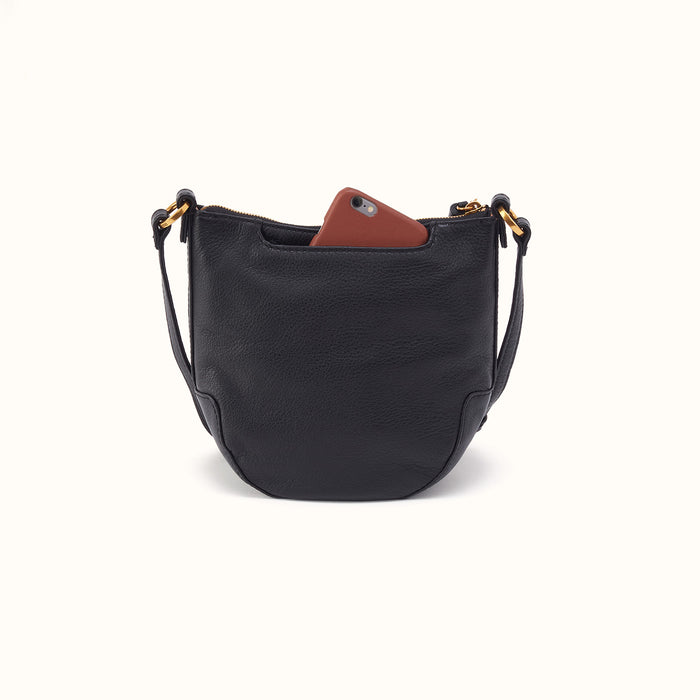 Lexi Crossbody In Pebbled Leather - Black