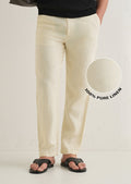 Light Cream Linen Pant