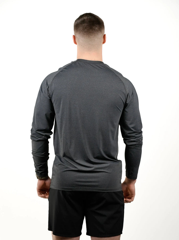 Lightweight Long Sleeve Tee - Charcoal HolStrength