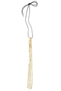 Long Brass Necklace