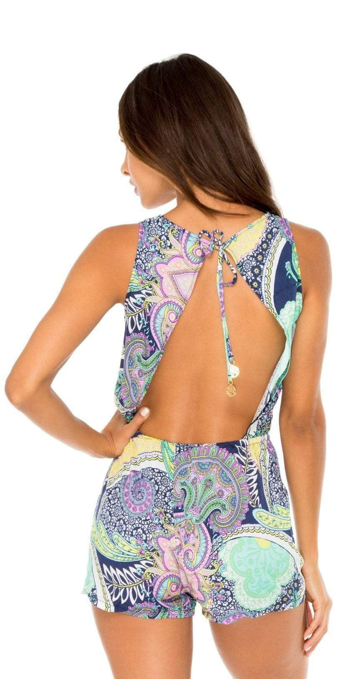 Luli Fama Dynasty Malecon Romper L600N79 446: