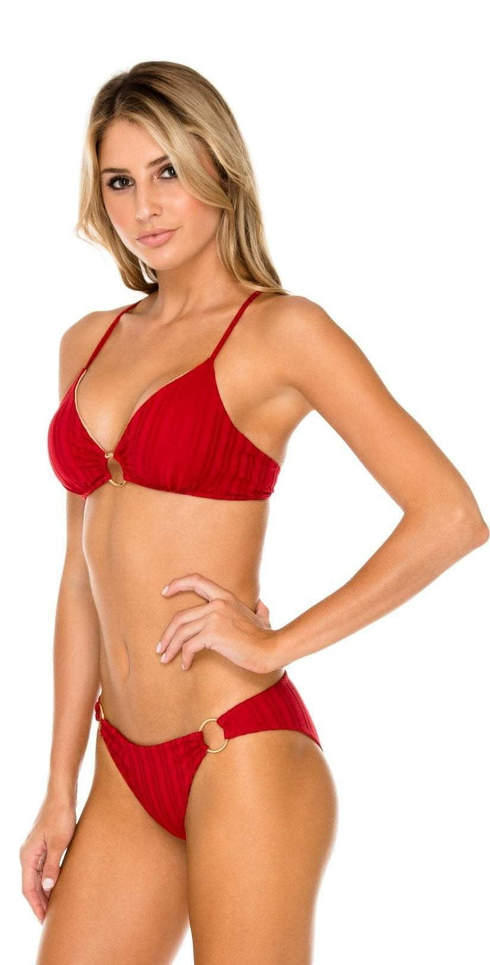 Luli Fama Turi Turai Ring Side Full Bottom in Red L581N36 475: