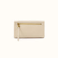 Lumen Continental Wallet In Pebbled Leather - Birch- FOL