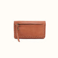 Lumen Continental Wallet in Washed Leather - Harvest Wheat- FOL