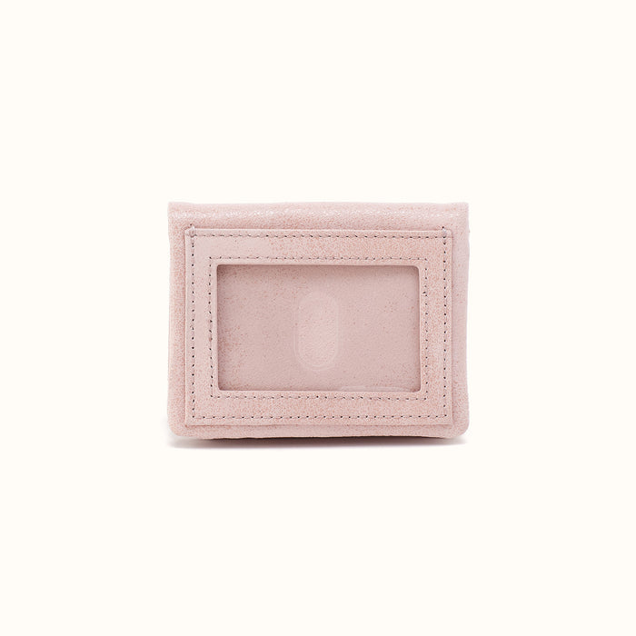 Lumen Mini Wallet in Buffed Leather - Blossom