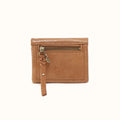 Lumen Mini Wallet In Buffed Leather - Whiskey