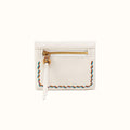 Lumen Mini Wallet in Pebbled Leather - Coastal Cloud- FOL