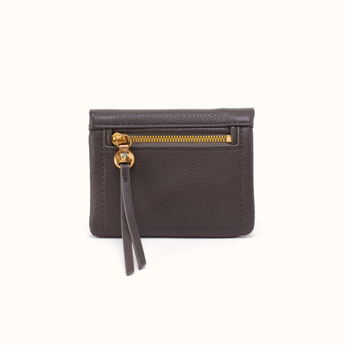 Lumen Mini Wallet In Pebbled Leather
