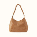 Madison Shoulder Bag In Buffed Leather - Whiskey