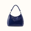 Madison Shoulder in Polished Leather - Winter Violet- FOL