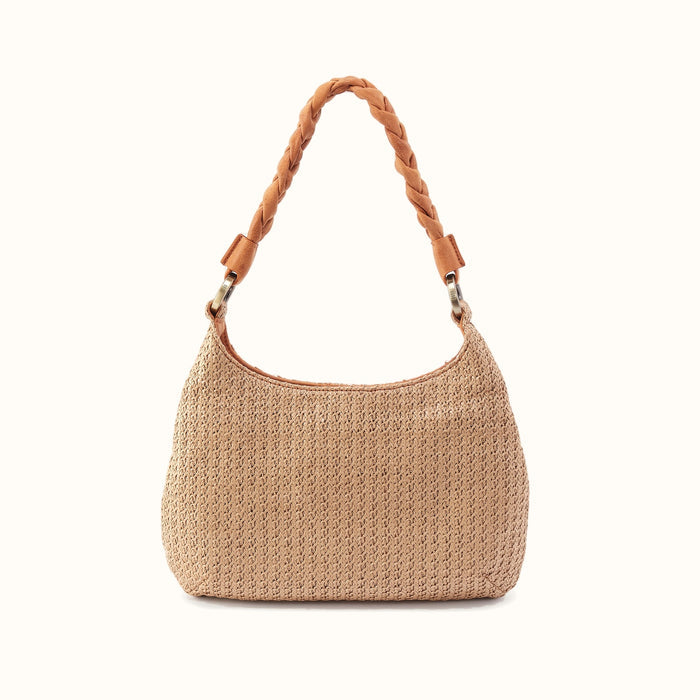 Madison Shoulder In Woven Straw - Meadow Woven Straw- FOL
