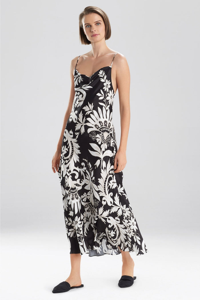 Mantilla Scroll Gown