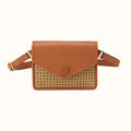 Margot Belt Bag In Pebbled Leather - Burnished Caramel- FOL