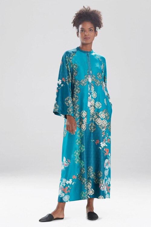 Medallion Zip Placket Caftan