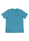Men's Short Sleeve Crew Neck T-Shirt - Aqua Blue - Perfect TShirt Co