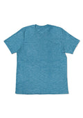 Men's Aqua Heather Short Sleeve Crew Neck T-Shirt - Perfect TShirt Co