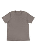 mens gray asphalt classic fit t-shirt short sleeve crew neck airlume cotton flat front image