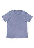 mens lavender blue classic fit-shirt short sleeve crew neck airlume cotton front flat image
