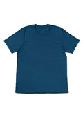 Men's Deep Teal Blue Short Sleeve Crew Neck Airlume Cotton T-Shirt - Perfect TShirt Co