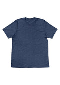 Mens T-Shirts Short Sleeve Crew Neck Denim Blue Triblend - Perfect TShirt Co