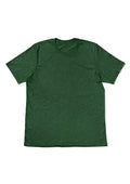 Mens T-Shirt Short Sleeve Crew Neck Grass Green Triblend - Perfect TShirt Co