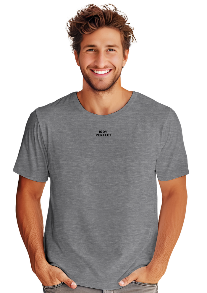 Men's Gray Swag T-Shirt - 100% Perfect