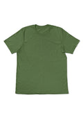 Mens T-Shirt Short Sleeve Crew Neck Leaf Green - Perfect TShirt Co