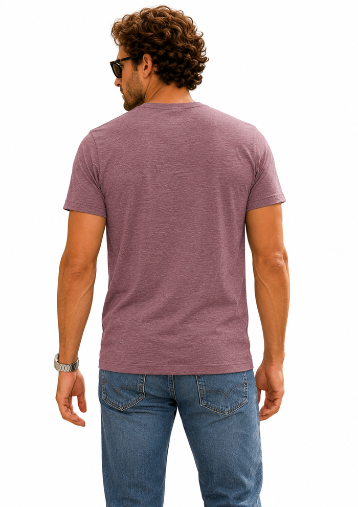 Men's Mauve Heather Classic Fit T-Shirt