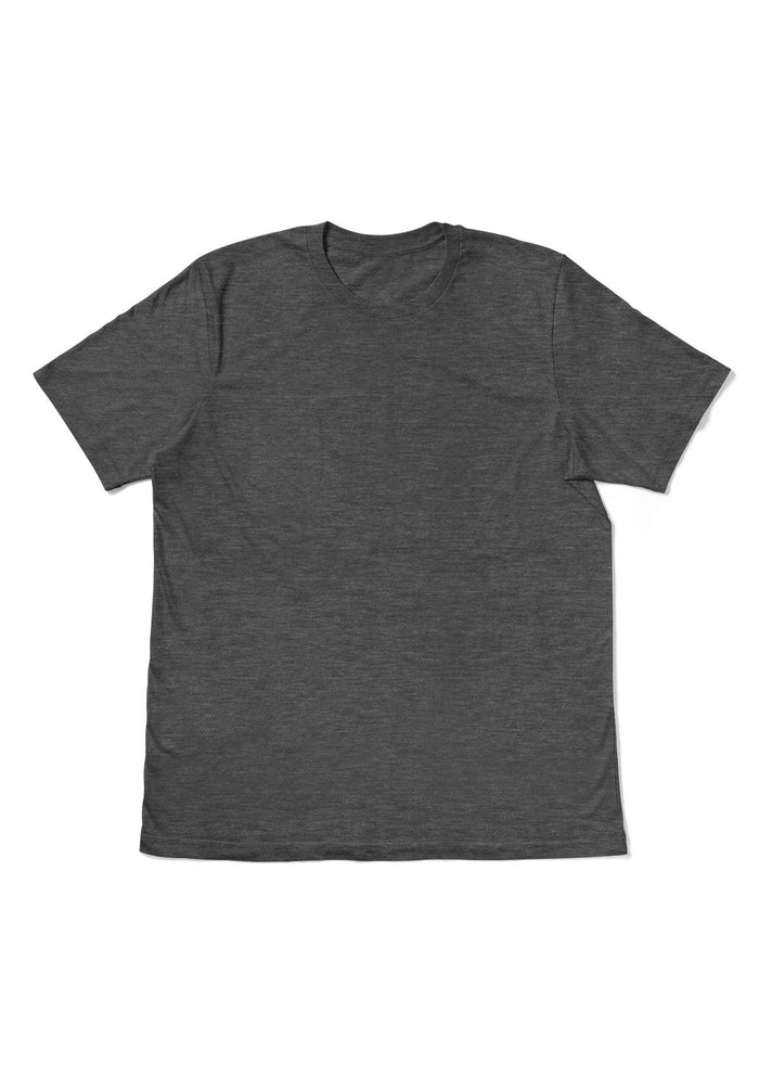 mens grayl classic fit t-shirt crew neck short sleeve heather airlume cotton  front flat image