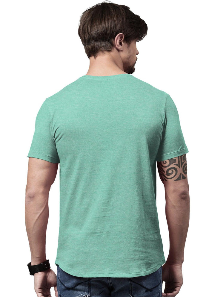 Men's Mint Heather Short Sleeve Crew Neck T-Shirt - Perfect TShirt Co