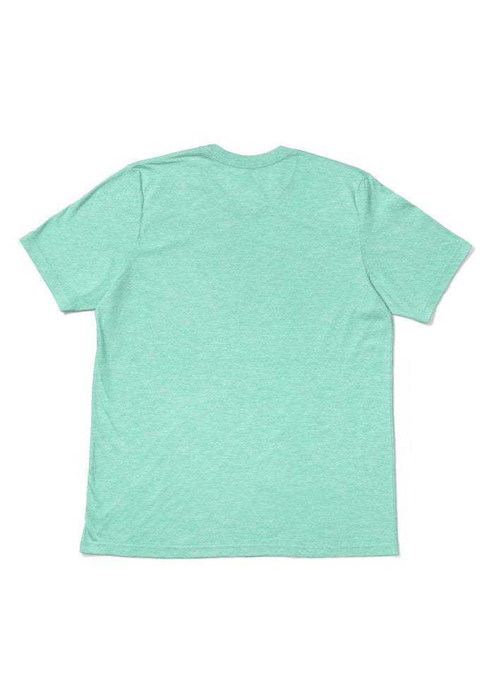 Men's Mint Heather Short Sleeve Crew Neck T-Shirt - Perfect TShirt Co