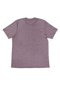 mens purple orchid classic fit t-shirt  short sleeve triblend front flat image