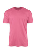 mens pink prince classic fit t-shirt airlume cotton crew neck front 3D image