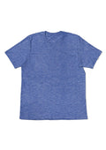 Men's Royal Blue Heather Short Sleeve Crew Neck T-Shirt - Perfect TShirt Co