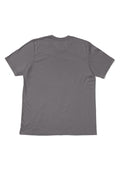 mens gray big and tall classic fit t-shirt short sleeve crew neck  airlume cotton front flat images