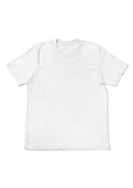 mens white classic fit  t-shirt short sleeve triblend front flat view