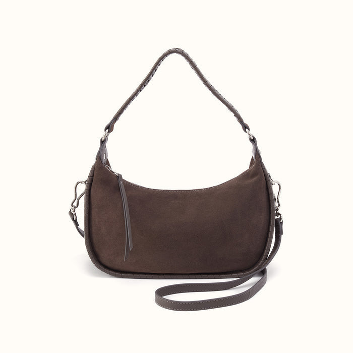 Mia Crescent Hobo In Pebbled Leather