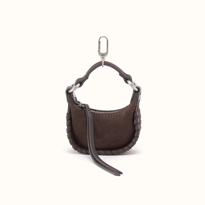 Mia Micro Charm In Pebbled Leather