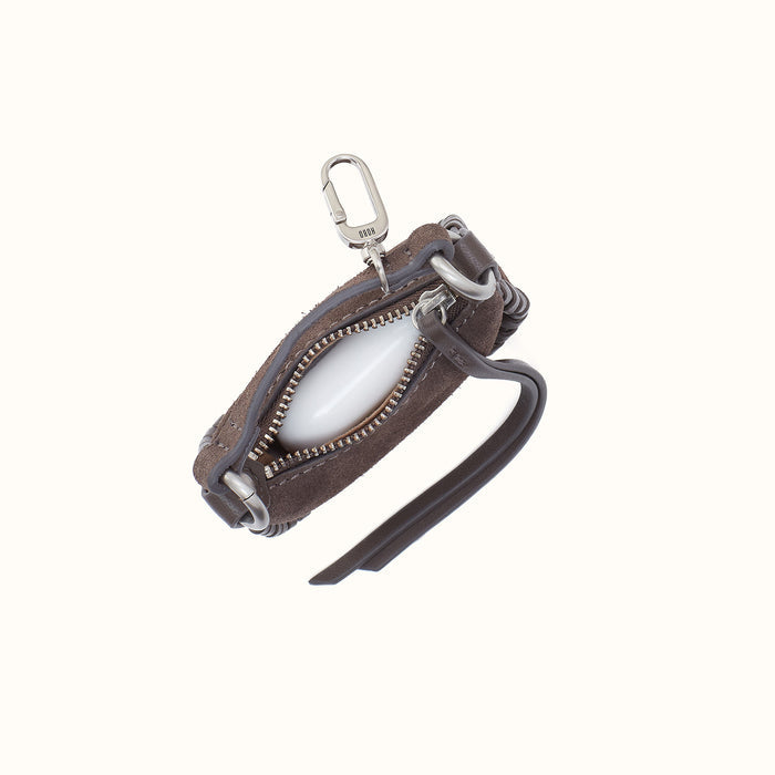 Mia Micro Charm In Pebbled Leather