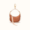 Mia Micro Charm in Smooth Leather - Warm Cashew- FOL